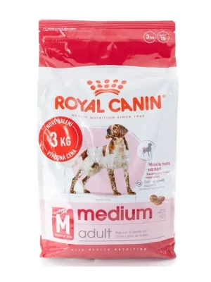 Superprijs Granule pro dospělé psy středních plemen Royal Canin MEDIUM ADULT 3 kg