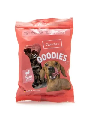 Výcvikové pamlsky Chewies Mini Goodies s jehněčím, 125 g Betrouwbaar