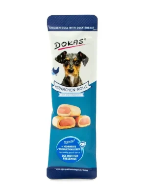Dokas Kuřecí rolky s kachní náplní, 10 g Op = Op