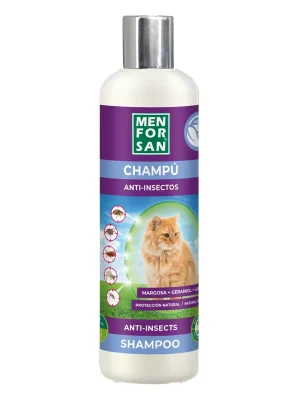 Voordeelprijs Menforsan antiparazitni šampon pro kočky s margózou, 300 ml