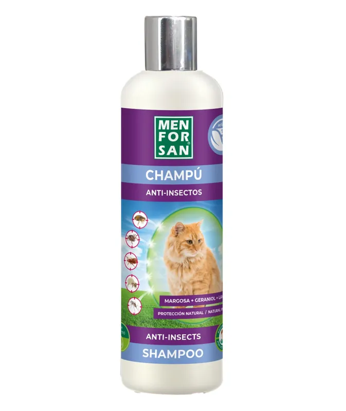Voordeelprijs Menforsan antiparazitni šampon pro kočky s margózou, 300 ml