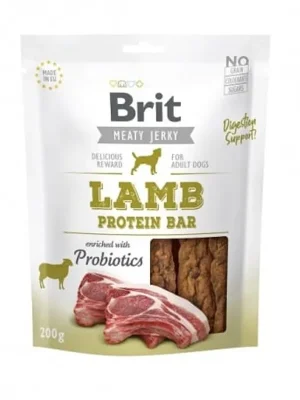 Brit Jerky Lamb Protein Bar 200g Pamlsky pro psy Op = Op
