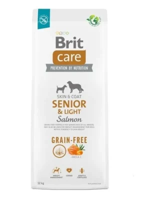 Brit Care Dog Grain-free Senior & Light Salmon 12 kg Granule pro psy Speciale Aanbieding