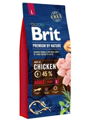 Dagaanbieding Brit Premium by Nature Adult L 15 kg Granule pro psy
