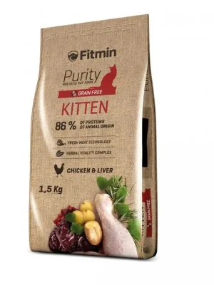 Nu Kopen Fitmin Cat Purity Kitten 1,5 kg Granule pro kočky