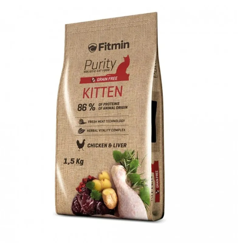 Nu Kopen Fitmin Cat Purity Kitten 1,5 kg Granule pro kočky