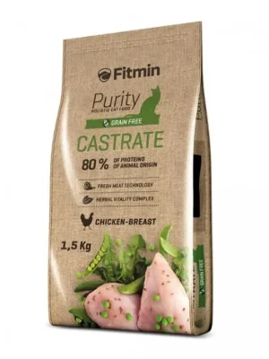 Fitmin Cat Purity Castrate 1,5 kg Granule pro kočky Betrouwbaar