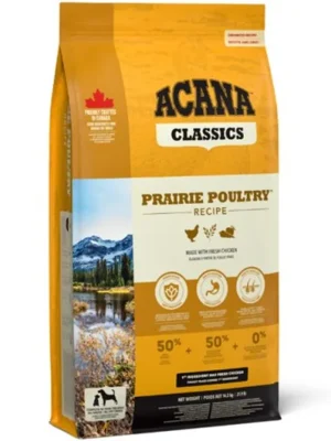 Bestel Nu Acana Dog Classics Prairie Poultry 9,7 kg Granule pro psy