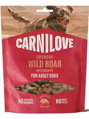 Carnilove Dog Crunchy Snack Wild Boar & Rosehips 200g Pamlsky pro psy Direct Beschikbaar