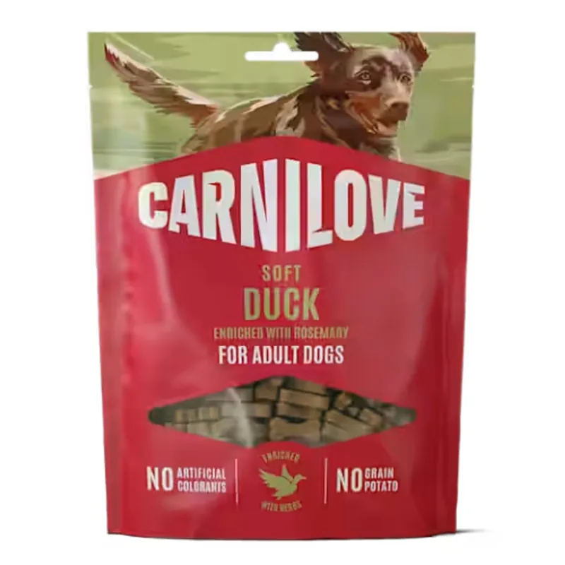 Beste Prijs Carnilove Dog Soft Snack Duck & Rosemary 200g Pamlsky pro psy