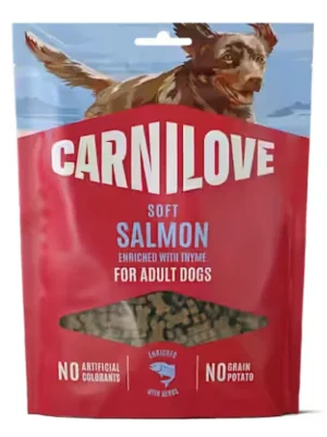 Carnilove Dog soft Snack Salmon & Thyme Small Bite 200g Pamlsky pro psy Laatste Kans