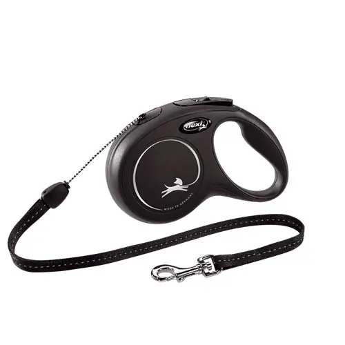 flexi New Classic lanko S 8m do 12kg černé Populair