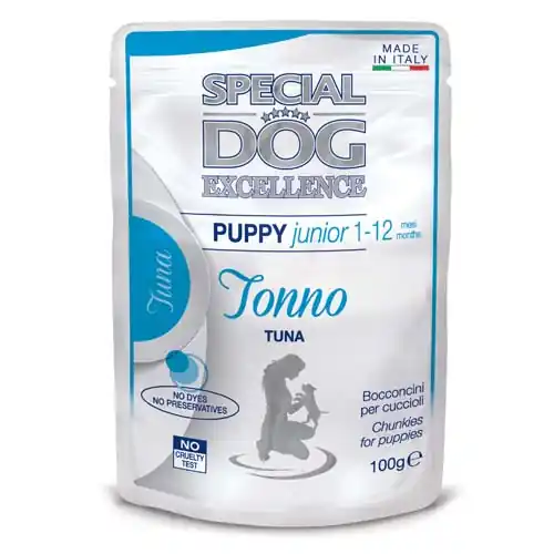Nieuw MONGE SPECIAL DOG EXCELLENCE PUPPY & JUNIOR Tuňák 100g kapsička pro štěňata