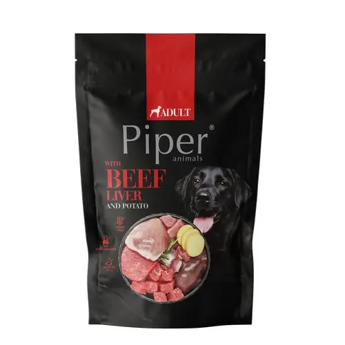 Snelle Levering PIPER ADULT 500g kapsička pro psy hovězí játra a brambory