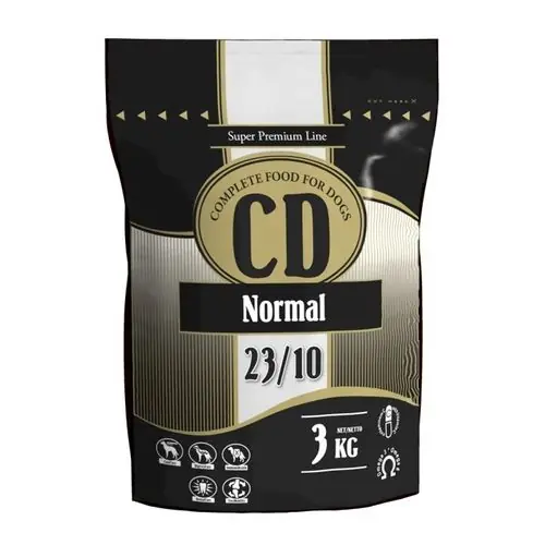 DELIKAN CD Normal 23/10 3kg Kompletní superprémiové krmivo s drůbežím a vepřovým masem pro dospělé psy Laatste Kans