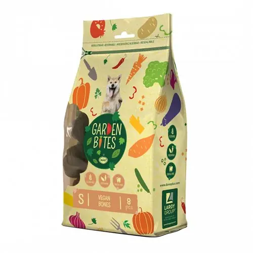 Direct Verzonden DUVO+ Garden Bites Vegan Bones 11cm/340g sáček