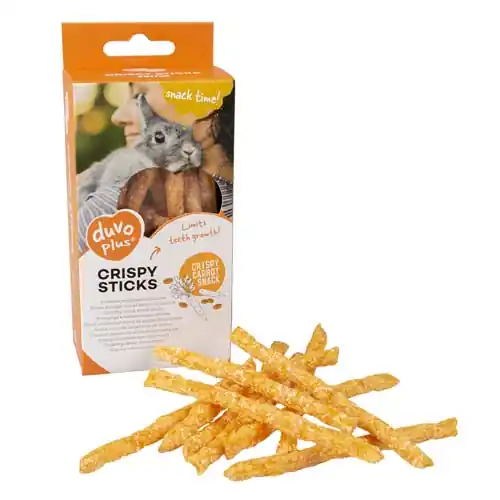 DUVO+ Žvýkací tyčinky s mrkví 50g pro hlodavce Aanbieding