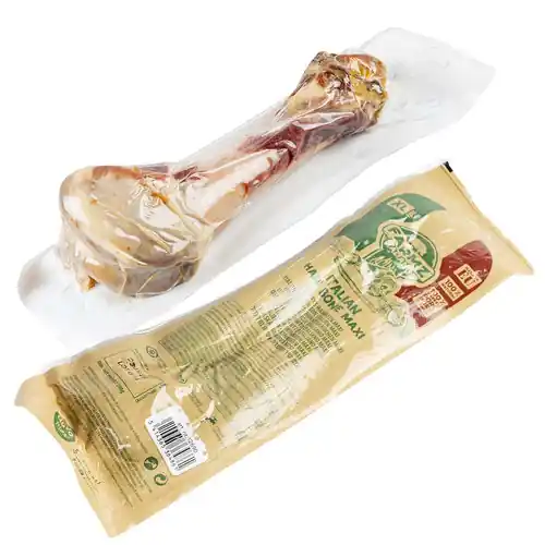 Fabrieksprijs DUVO+ Farmz Italian Ham Bone Maxi italská šunková kost Maxi 20x4x3,5cm 1ks