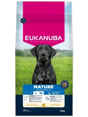 Snelle Levering Krmivo EUKANUBA Mature Large rich in fresh chicken 15kg