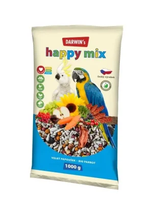 Darwins Classic happy mix velký papoušek 1000g Snelle Levering