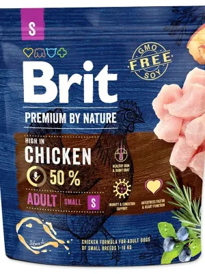 Exclusieve Aanbieding BRIT Premium by Nature Adult S (1kg)