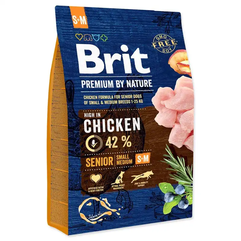 BRIT Premium by Nature Senior S+M (3kg) Hete Deal