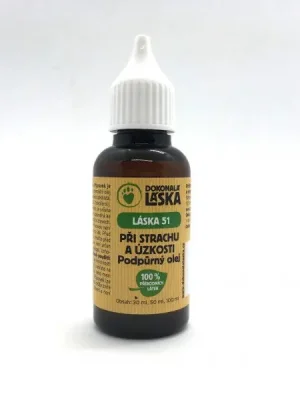 Direct Beschikbaar Láska 56 - Proti strachu a úzkosti 50 ml - olej k vetření do kůže