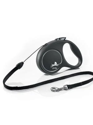 flexi Black Design S lanko 5m/12kg černá Populair