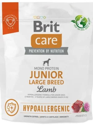 Veilige Betaling BRIT Care Dog Hypoallergenic Junior Large Breed 1kg