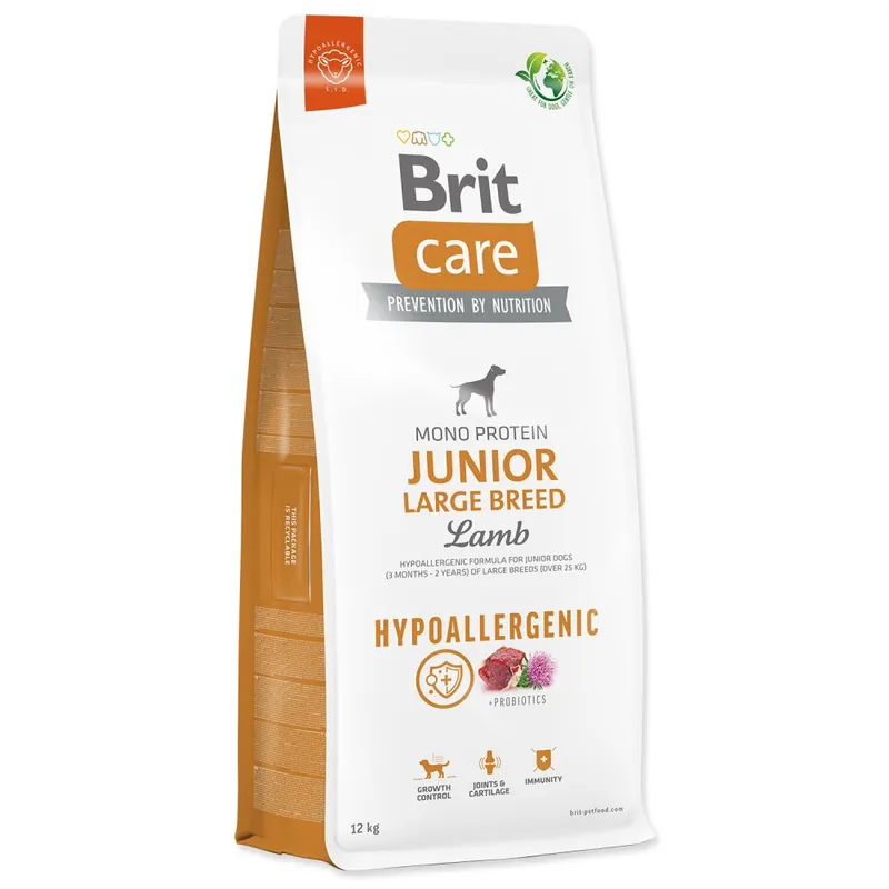 Betrouwbaar BRIT Care Dog Hypoallergenic Junior Large Breed 12 kg