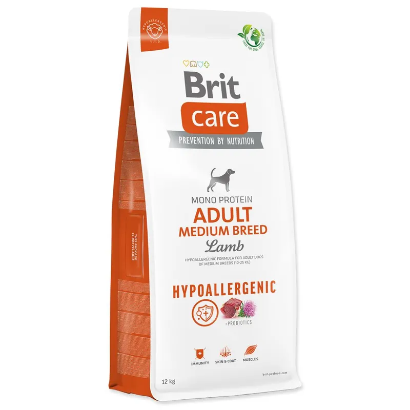 BRIT Care Dog Hypoallergenic Adult Medium Breed 12 kg Snelle Levering