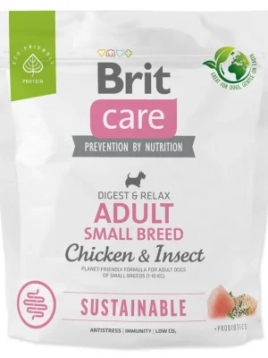 BRIT Care Dog Sustainable Adult Small Breed 1kg Meest Verkocht