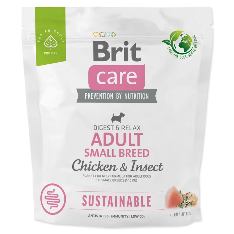 BRIT Care Dog Sustainable Adult Small Breed 1kg Meest Verkocht