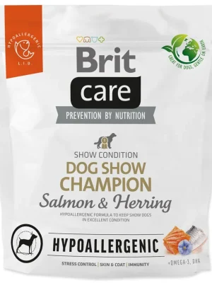 BRIT Care Dog Hypoallergenic Dog Show Champion 1kg Dagaanbieding