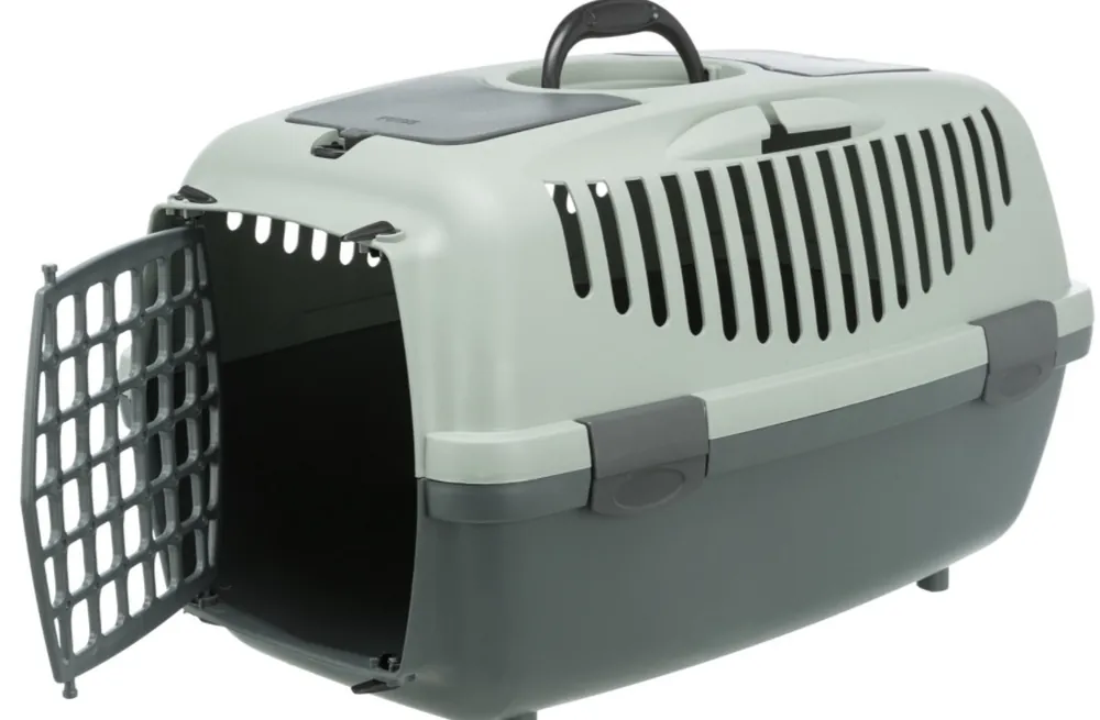 TRIXIE Be Eco Capri 2 transportní box, XS-S 37 x 34 x 55 cm, antracit/ šedo-zelená (max. 8kg) Lage Prijs