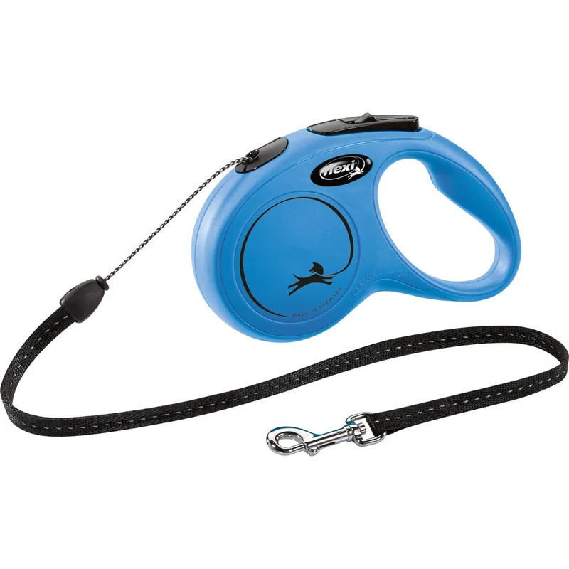 Hoge Kwaliteit Flexi New Classic S šňůra 5 m, max.12kg, - modrá
