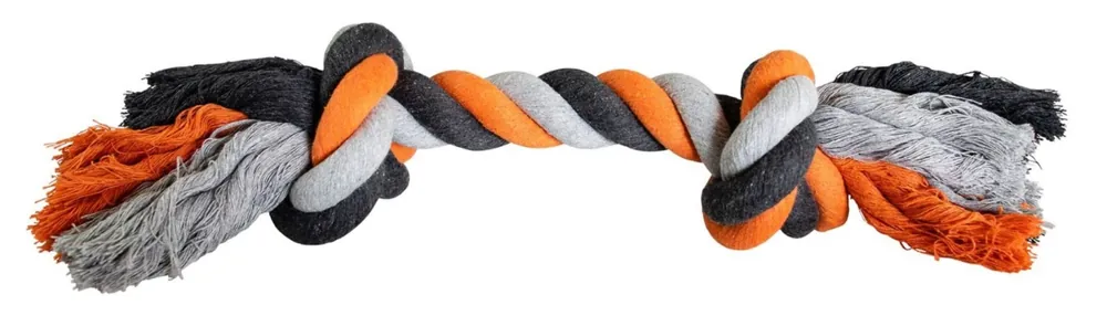 Populair Uzel HipHop bavlněný 2 knoty, šedá - tm.šedá, oranžová 25cm, 75g