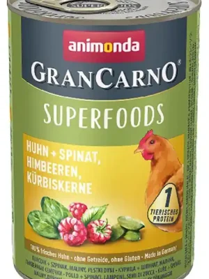 Goedkoop ANIMONDA GRAN CARNO Superfoods kuře,špenát,maliny,dýňová semínka 400 g pro psy