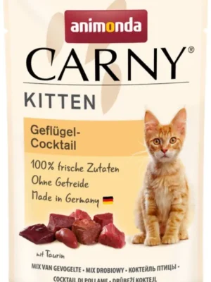 Aanbieding Carny Kitten 85 g drůbeží koktejl, kapsička pro koťata