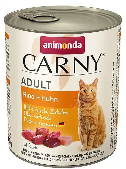 ANIMONDA konzerva CARNY Adult - hovězí, kuřecí 800g Korting