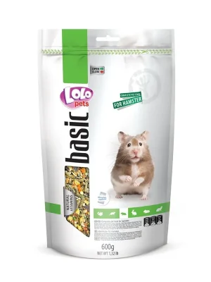 Finale Uitverkoop LOLO BASIC kompletní krmivo pro křečky 600 g Doypack