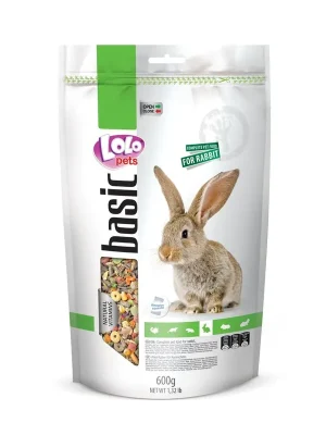 Direct Verzonden LOLO BASIC kompletní krmivo pro králíky 600 g Doypack