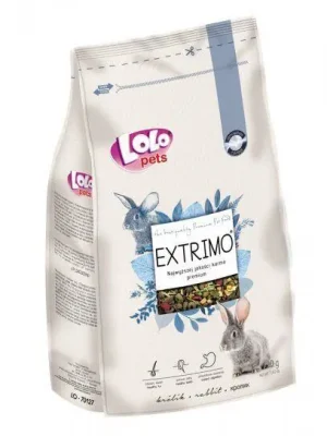 Laatste Versie EXTRIMO kompletní krmivo pro králíky v sáčku se zipem 750 g