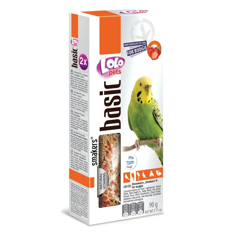 Lage Kosten LOLO SMAKERS 2 klasy jahodové pro andulky 90 g