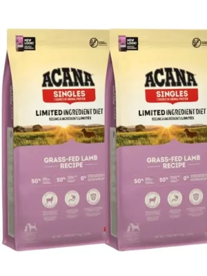 Hoge Kwaliteit ACANA GRASS-FED LAMB SINGLES 2 x 17 kg
