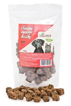 Lage Kosten NATURECA pochoutka Masové kostky-Hovězí, 100%maso 150g