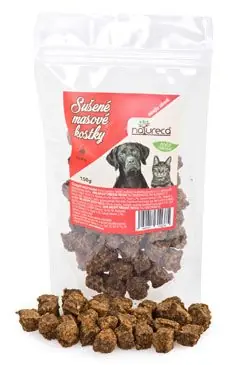 NATURECA pochoutka Masové kostky-Kachna, 100%maso 150g Flitsaanbieding