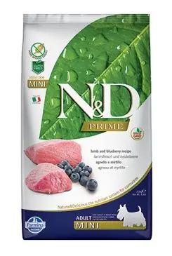 Goedkoop N&D PRIME DOG Adult Mini Lamb & Blueberry 2,5kg