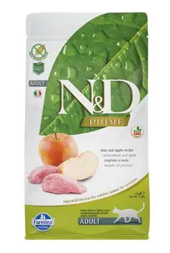 N&D PRIME CAT Adult Boar & Apple 1,5kg Merkproduct