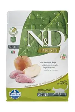 Must-Have N&D PRIME CAT Adult Boar & Apple 300g